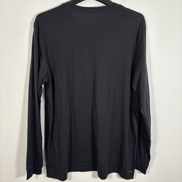 Adidas Go-To Performance Tee Climalite Long Sleeve Logo Shirt Mens XL Black NWT - Picture 5 of 8